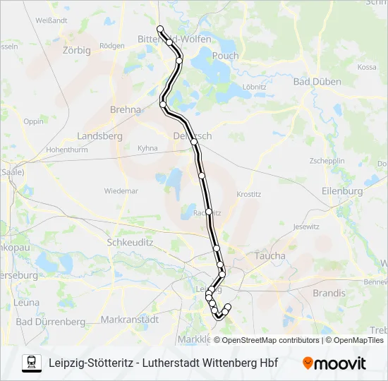 S2 Train Line Map