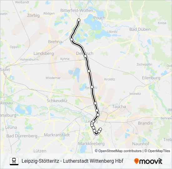S2 Train Line Map