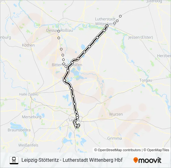 S2 Train Line Map
