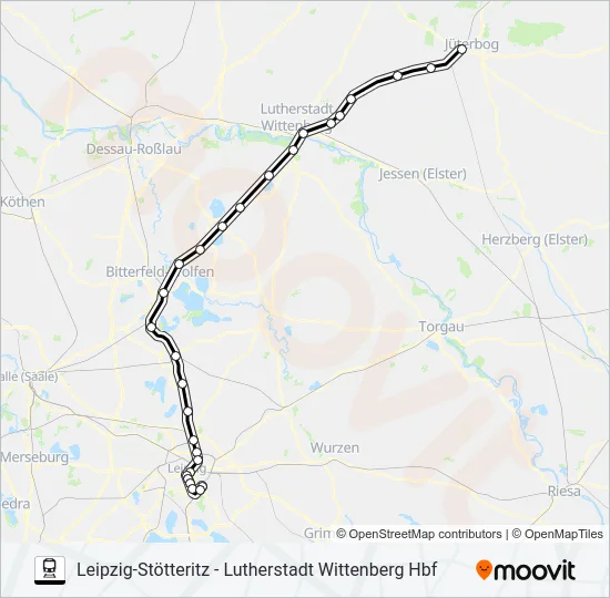 S2 Train Line Map
