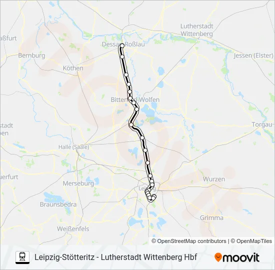 S2 Train Line Map