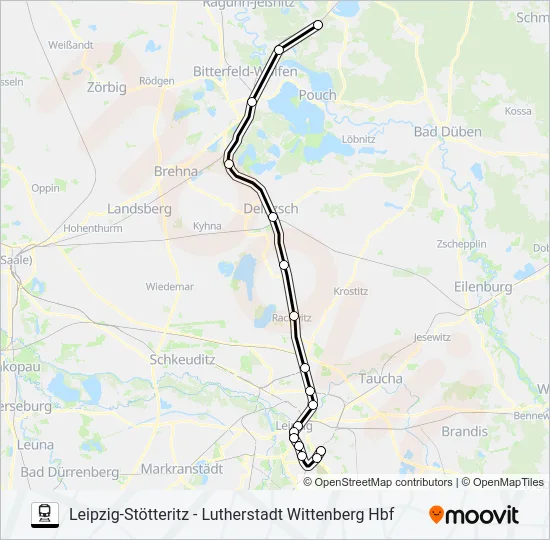 S2 Train Line Map