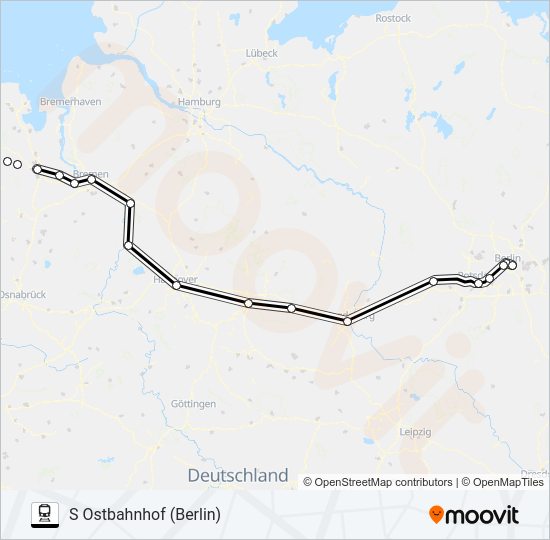 Поезд 56: карта маршрута