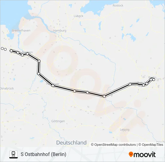 56 Train Line Map