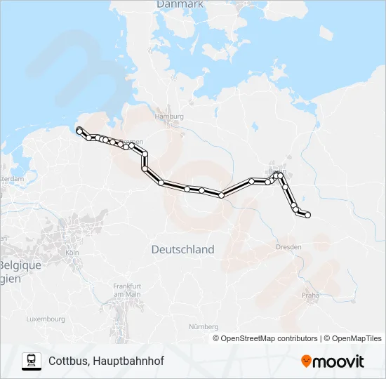 56 Train Line Map
