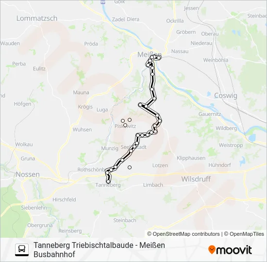 Автобус 414: карта маршрута
