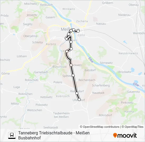 Автобус 414: карта маршрута