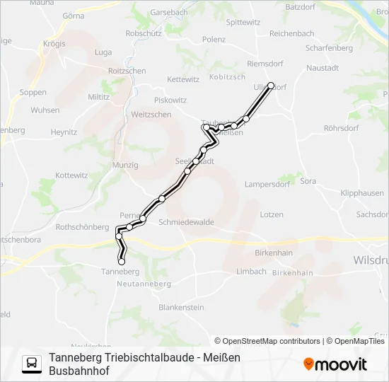 Автобус 414: карта маршрута