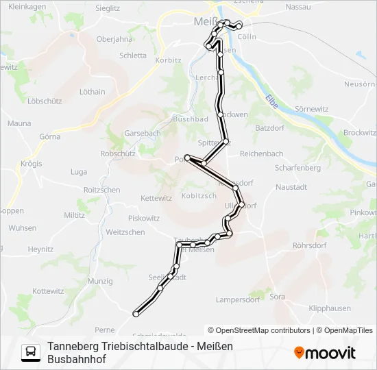 Автобус 414: карта маршрута