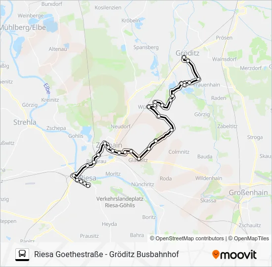 Автобус 440: карта маршрута