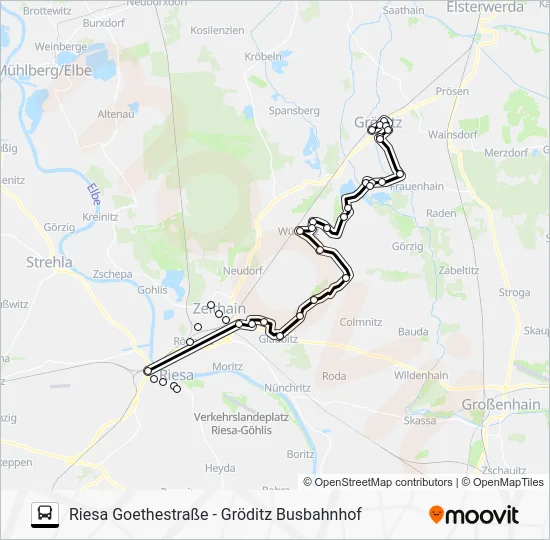 Автобус 440: карта маршрута