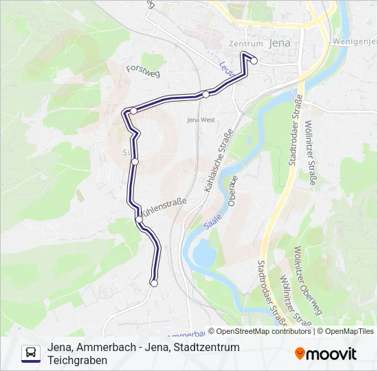 11 Bus Line Map