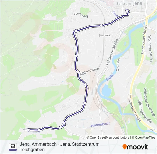 11 Bus Line Map