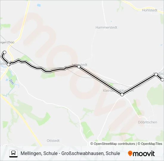 Buslinie 255 Karte