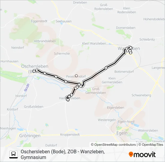 Автобус 651: карта маршрута