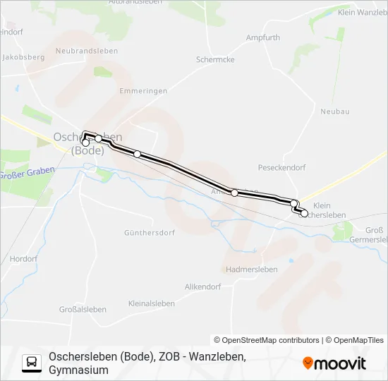 Автобус 651: карта маршрута