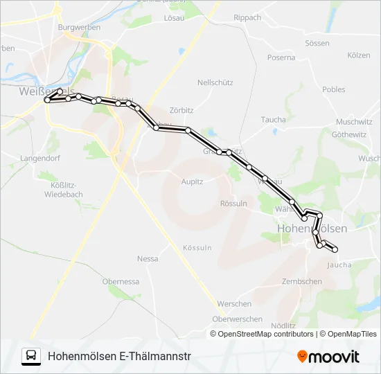 800 Bus Line Map