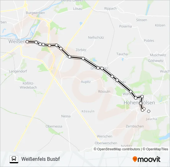 800 Bus Line Map