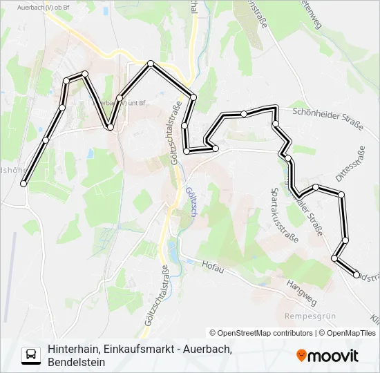 11 Bus Line Map