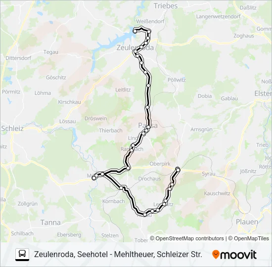 41 Bus Line Map