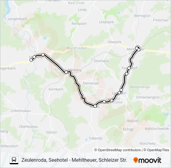 41 Bus Line Map