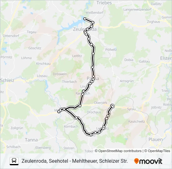 41 Bus Line Map