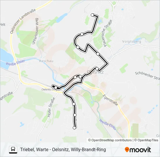 91 Bus Line Map