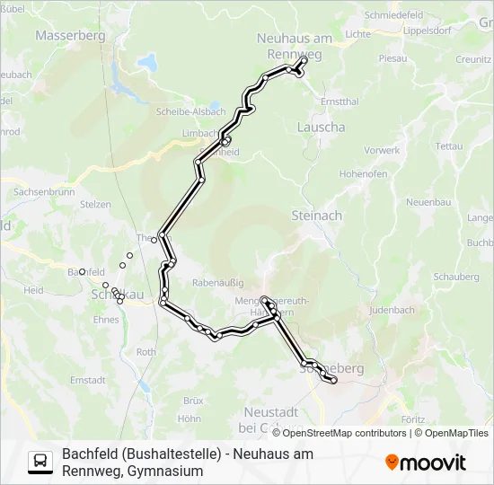 Автобус 701: карта маршрута