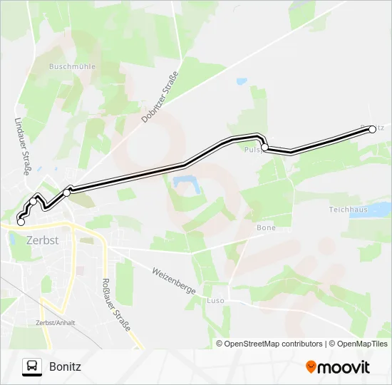 Автобус 455: карта маршрута