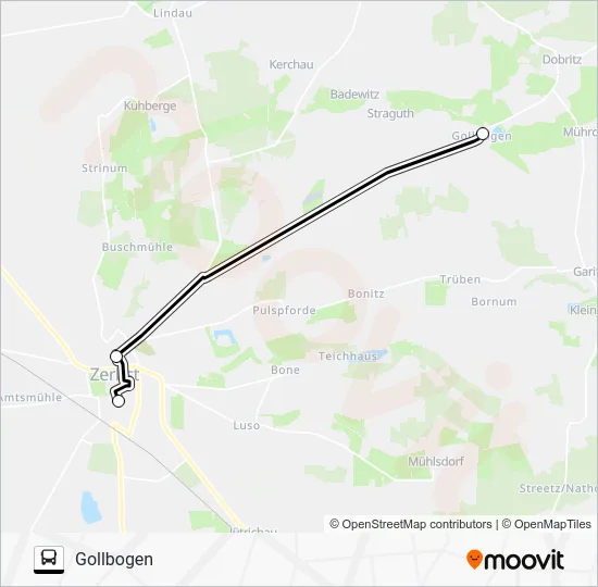 Автобус 455: карта маршрута