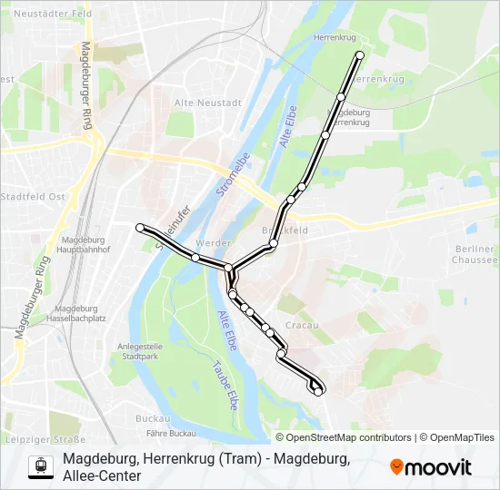 N1 Light Rail Line Map