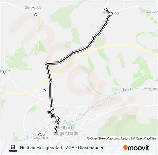 2 Bus Line Map