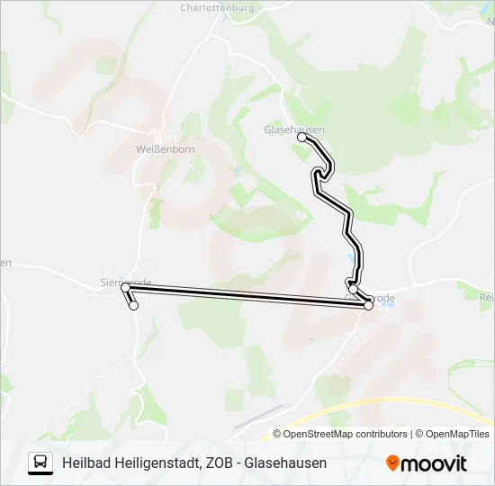 2 Bus Line Map