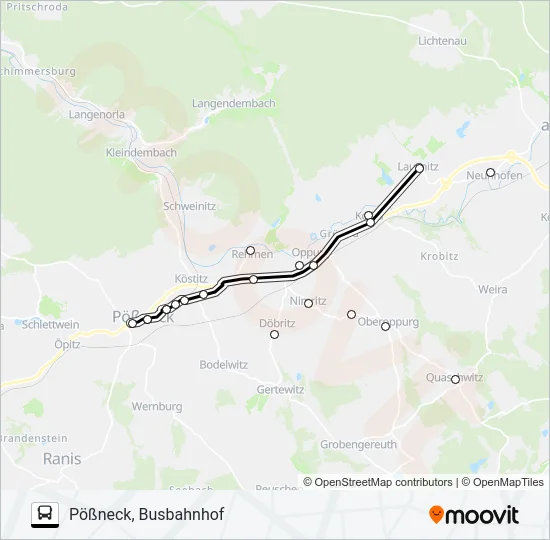 971 Bus Line Map