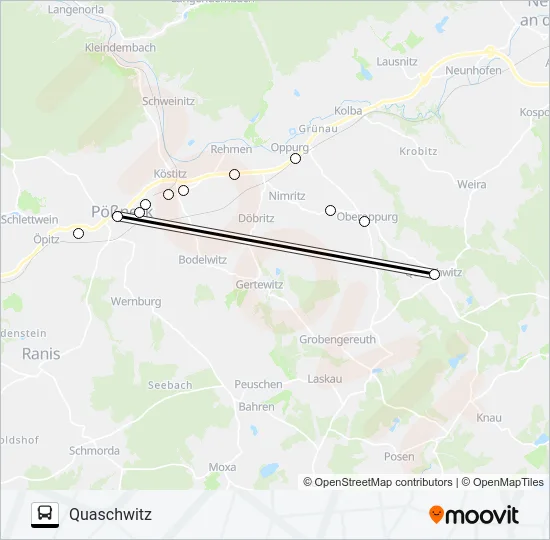 971 Bus Line Map