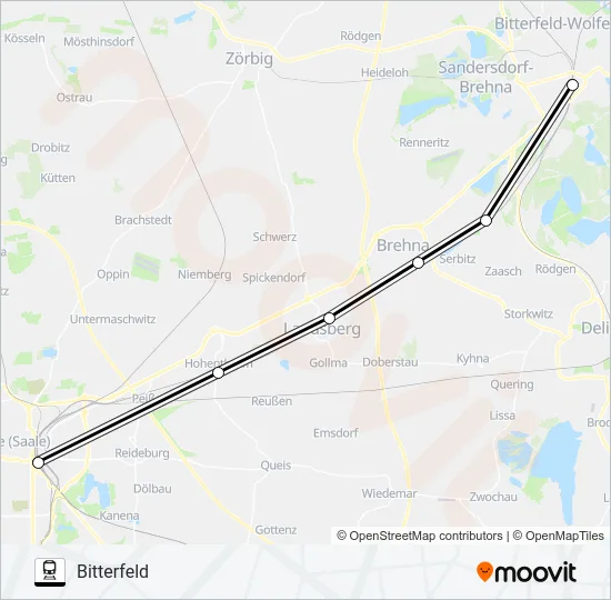 S8 Train Line Map