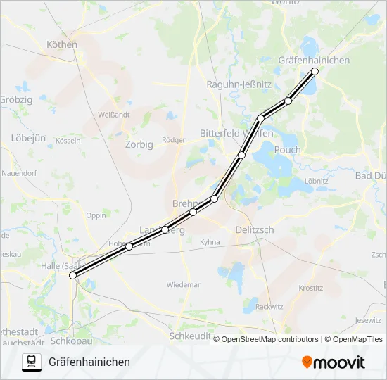 S8 Train Line Map