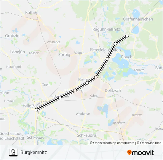 S8 Train Line Map
