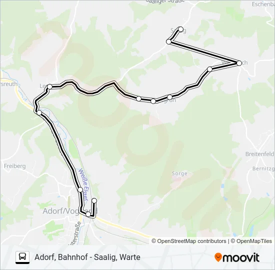 37 Bus Line Map