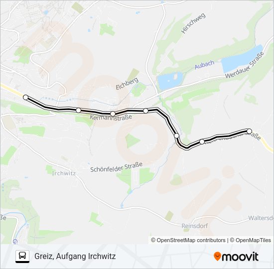 Автобус 1: карта маршрута