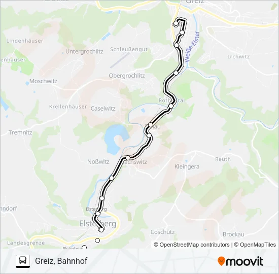 1 Bus Line Map