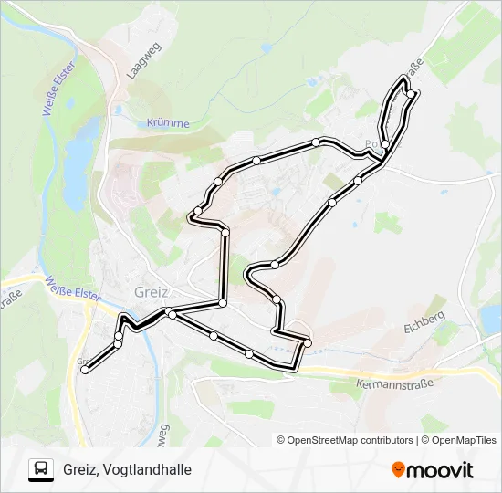 Автобус 6: карта маршрута