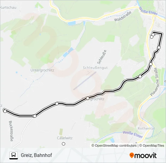 12 Bus Line Map
