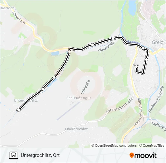 12 Bus Line Map
