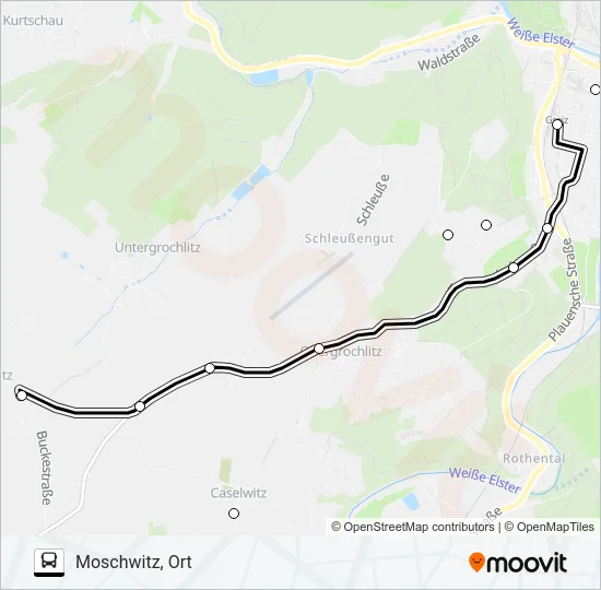 12 Bus Line Map