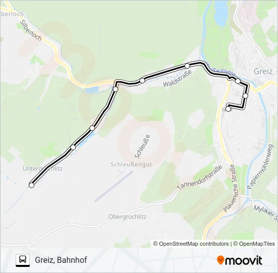 12 Bus Line Map