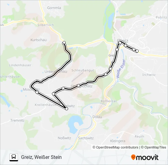 12 Bus Line Map