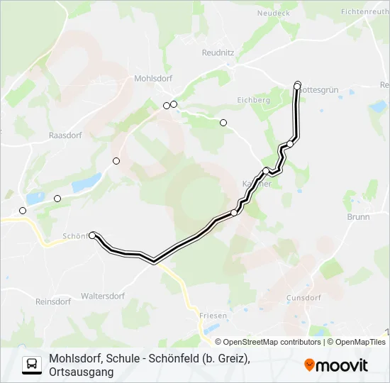 18 Bus Line Map