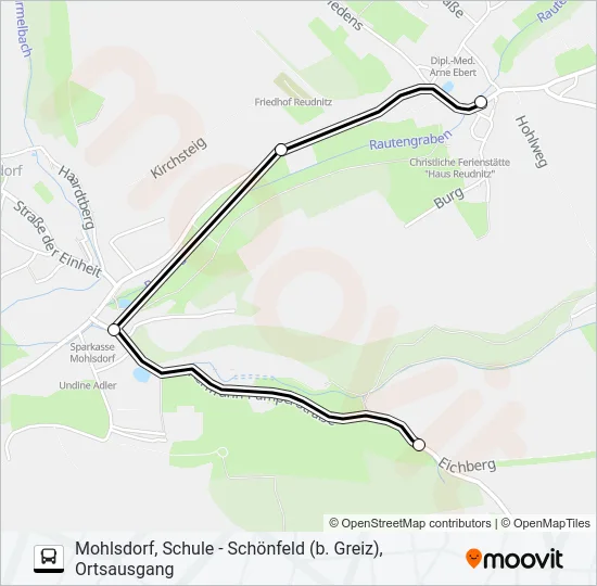 18 Bus Line Map