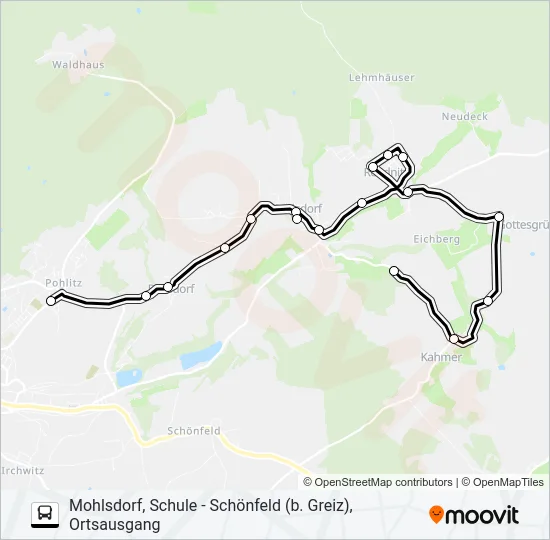 18 Bus Line Map